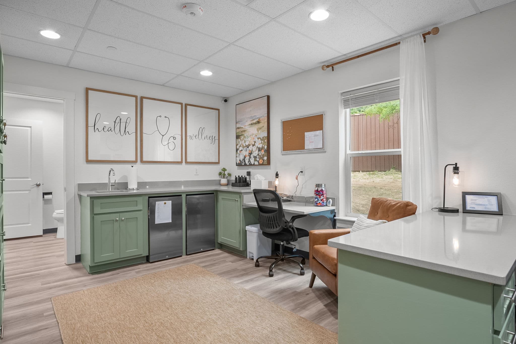 Private office used for consultations and case management